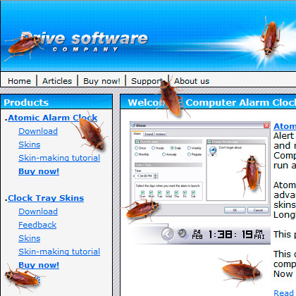 http://www.drive-software.com/shots/cockroachondesktop.jpg
